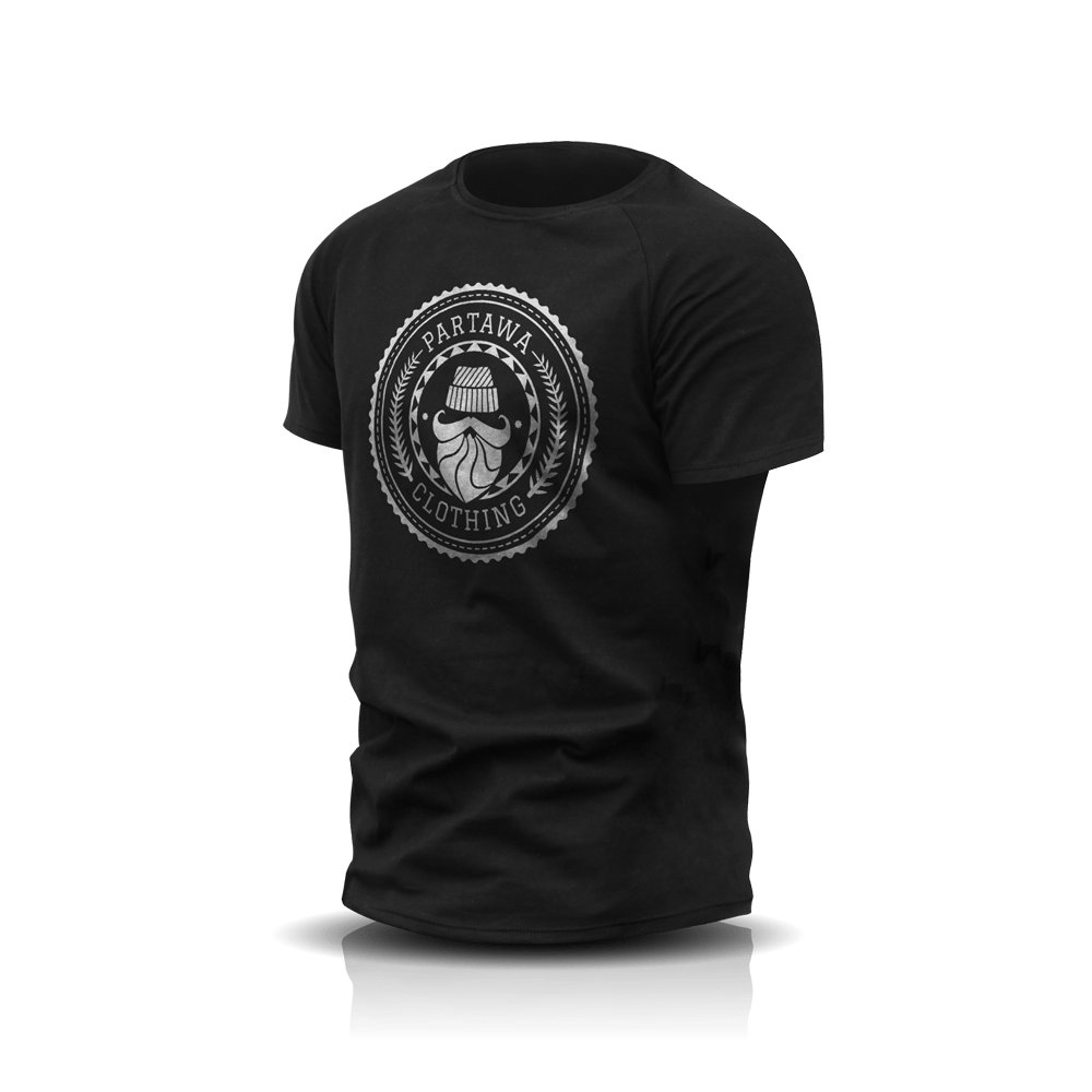 Partawa-t-paita-clothing-logo-valkoinen